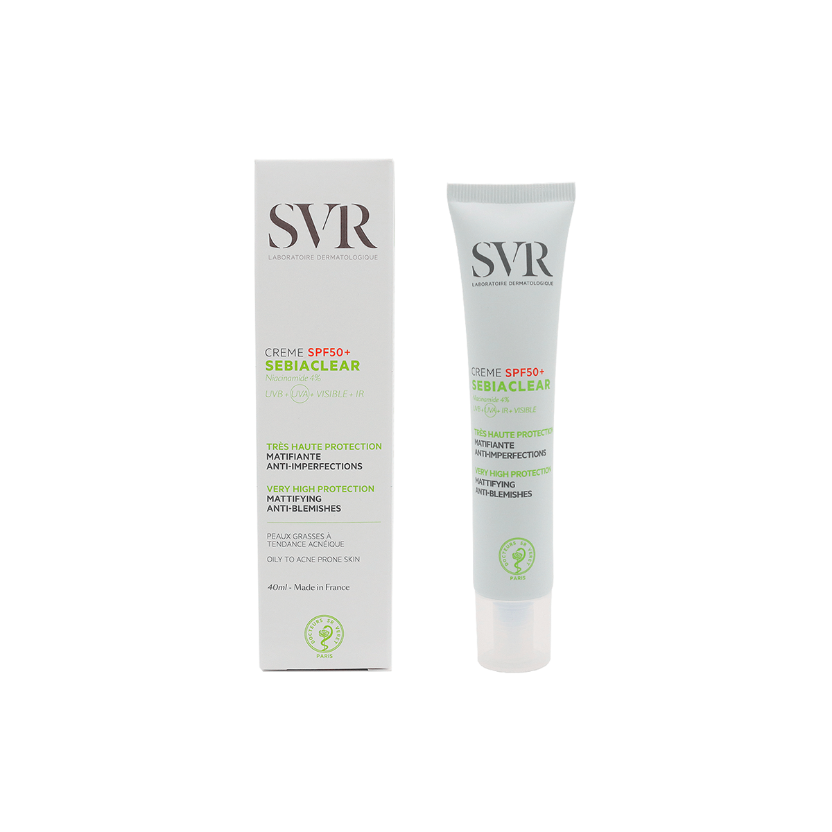 SEBIACLEAR CREME SPF50 40 ML