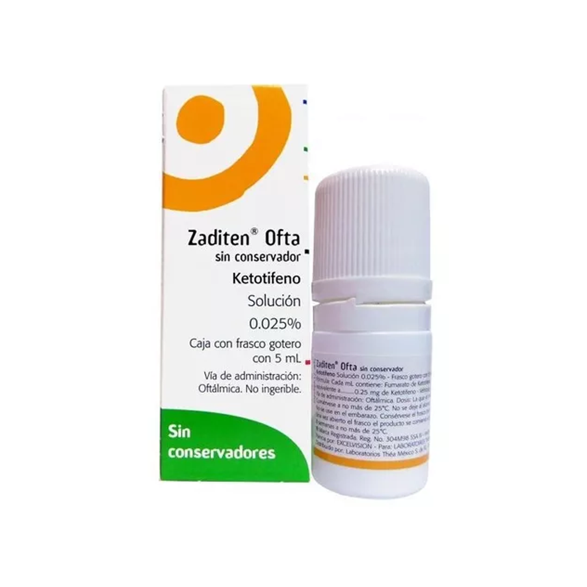 ZADITEN OFT GTS 0.025% 5ML