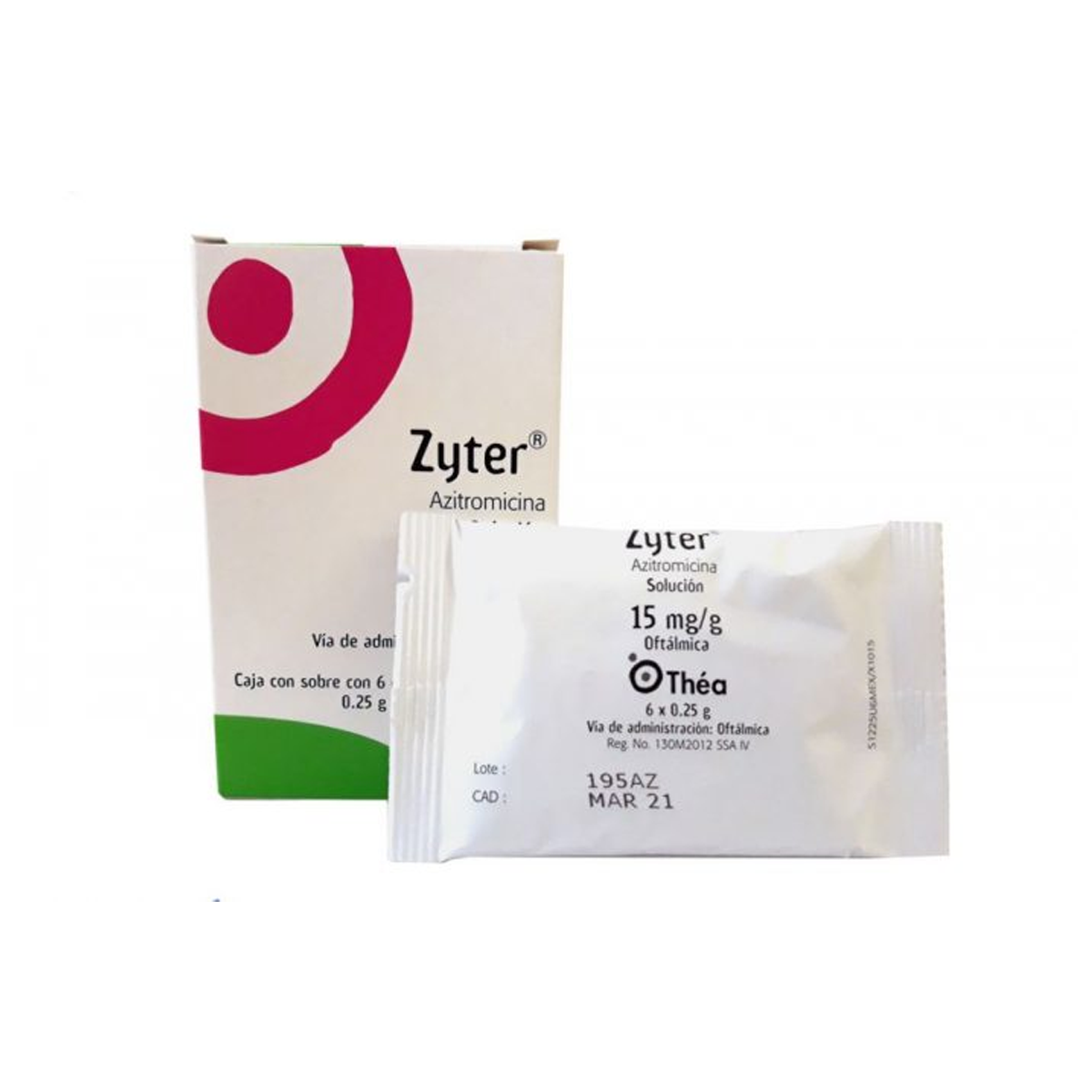 ZYTER SOL OFT 15MG UNID C/6