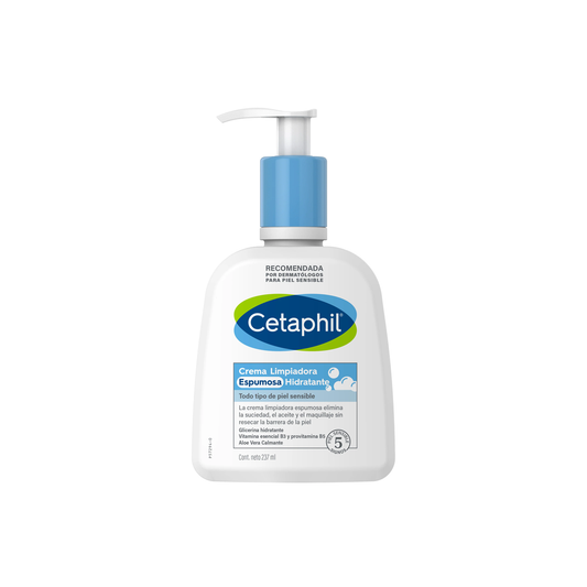 CREMA LIMPIADORA ESPUMOSA HIDRATANTE 237ML