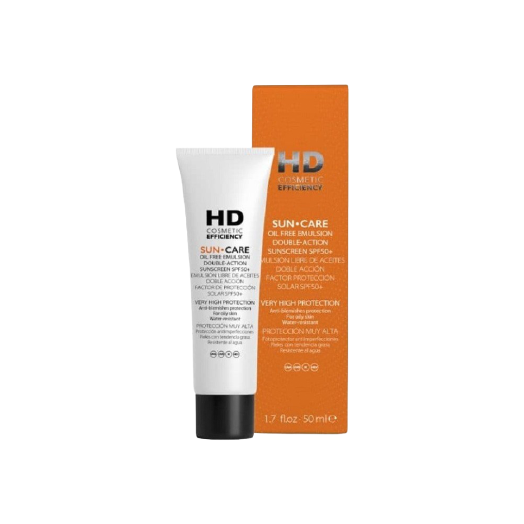 HD SUN CARE OIL FREE EMULSION DOUBLE ACTION SPF50+