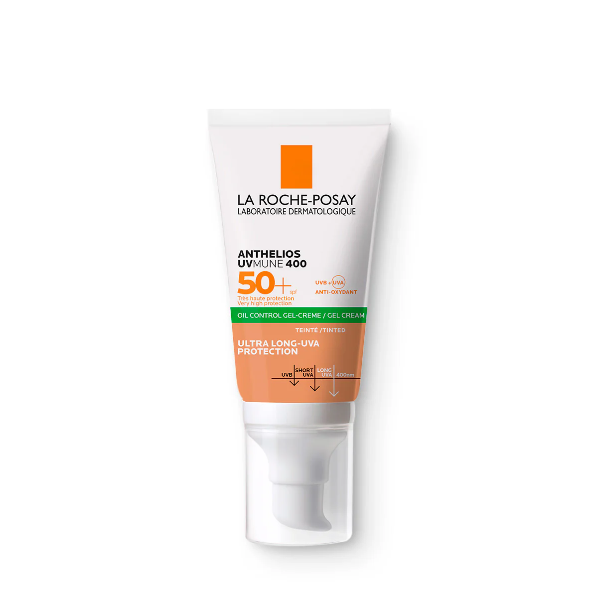 ANTHELIOS 50+ CREMA XL T/SECO COLOR 50ML