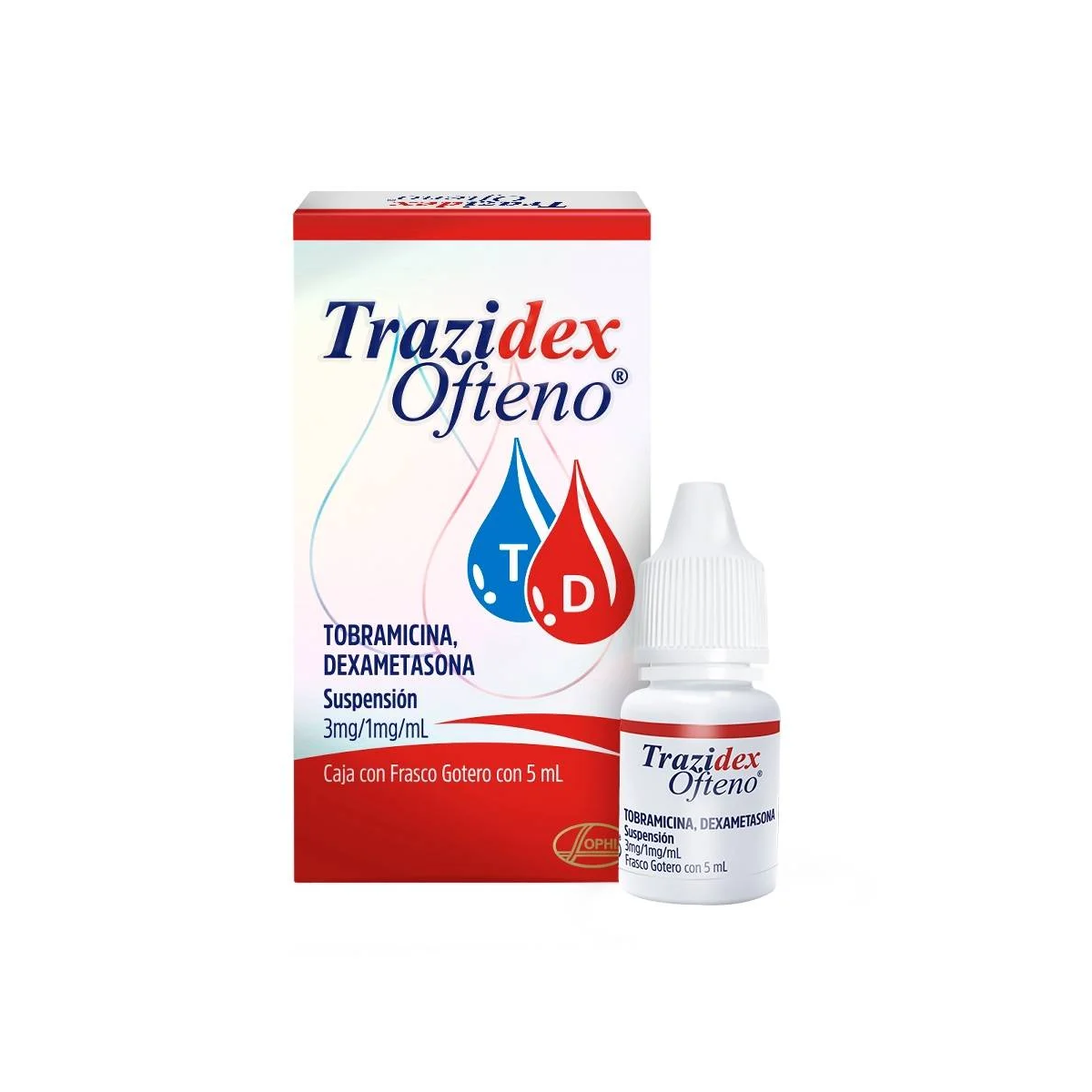 TRAZIDEX OFTENO 5 ML ORIGINAL